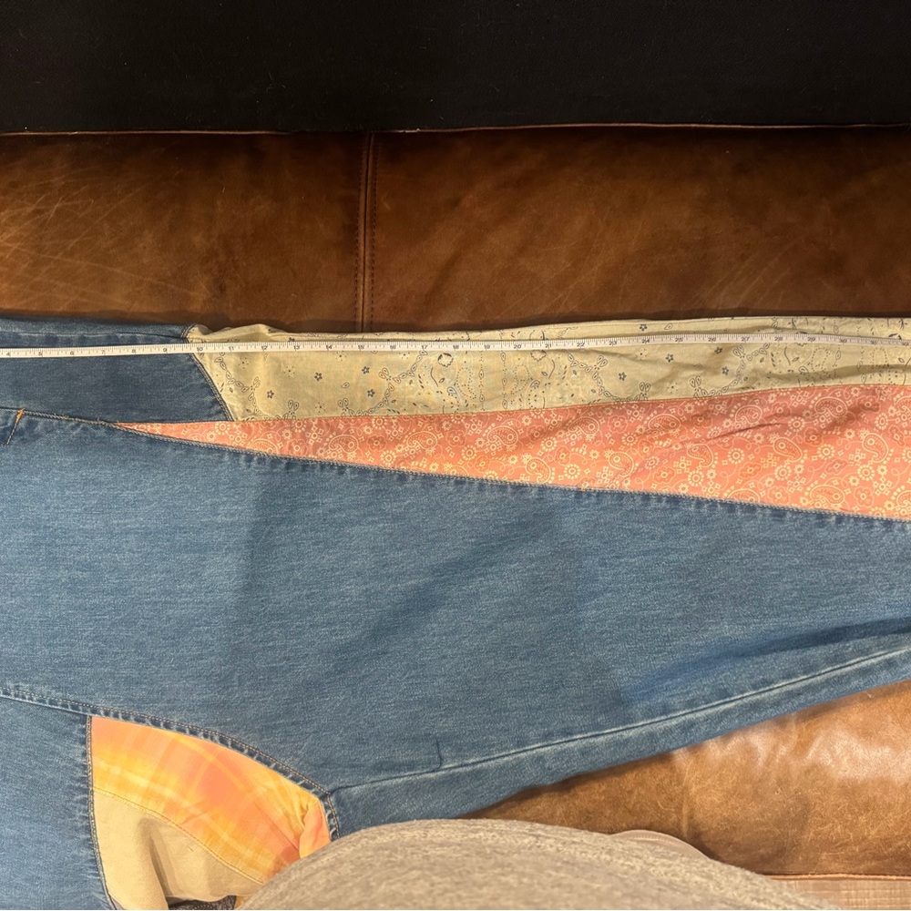 Three Bird Nest Blue Denim Overalls - Picture 8 of 11